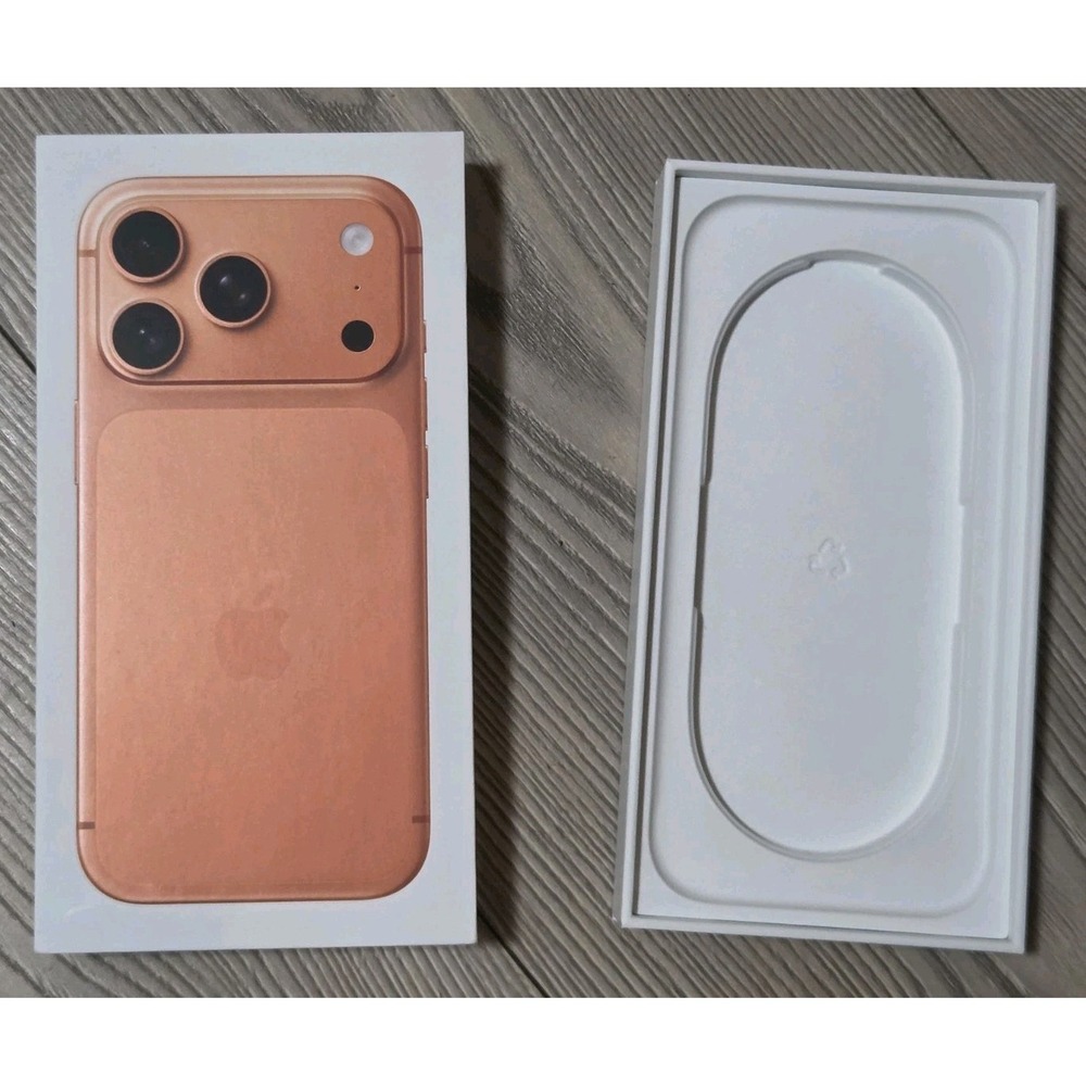 Original Apple Empty Box For iPhone 17 Pro Cosmic Orange 256gb (No accessories)